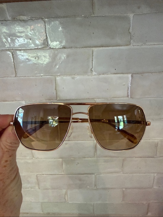 Oliver peoples Clifton aviator sunglasses gold main image 6